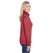 Ladies' Tonal Space-Dye Quarter-Zip