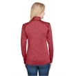 Ladies' Tonal Space-Dye Quarter-Zip