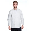 Unisex Studded Front Long-Sleeve Chef's Jacket