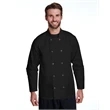 Unisex Studded Front Long-Sleeve Chef's Jacket