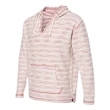 J. America Baja French Terry V-Neck Hooded Pullover