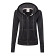 J. America Women's Zen Fleece Full-Zip Hooded Sweatshirt
