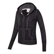 J. America Women's Zen Fleece Full-Zip Hooded Sweatshirt