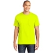 Gildan Heavy Cotton 100% Cotton Pocket T-Shirt.