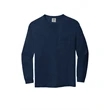 COMFORT COLORS Heavyweight Ring Spun Long Sleeve Pocket Tee.