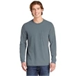 COMFORT COLORS Heavyweight Ring Spun Long Sleeve Pocket Tee.