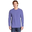COMFORT COLORS Heavyweight Ring Spun Long Sleeve Pocket Tee.