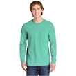COMFORT COLORS Heavyweight Ring Spun Long Sleeve Pocket Tee.