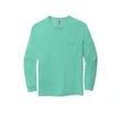 COMFORT COLORS Heavyweight Ring Spun Long Sleeve Pocket Tee.