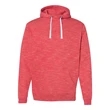 J. America Melange Fleece Hooded Sweatshirt