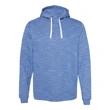 J. America Melange Fleece Hooded Sweatshirt
