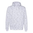 J. America Melange Fleece Hooded Sweatshirt