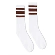 SOCCO USA-Made Striped Crew Socks