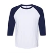 JERZEES Premium Blend Ringspun Three-Quarter Sleeve Ragla...