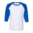 JERZEES Premium Blend Ringspun Three-Quarter Sleeve Ragla...