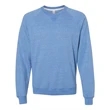 JERZEES Snow Heather French Terry Crewneck Sweatshirt
