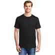 Hanes Beefy-T - 100% Cotton T-Shirt with Pocket.