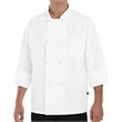 Chef Designs Eight Knot Button Chef Coat Long Sizes