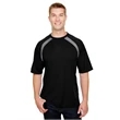 Men's Spartan Short Sleeve Color Block Crew Neck T-Shirt