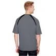 Men's Spartan Short Sleeve Color Block Crew Neck T-Shirt