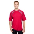 Men's Spartan Short Sleeve Color Block Crew Neck T-Shirt