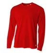 Men's Birds-Eye Mesh Long Sleeve T-Shirt
