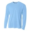 Men's Birds-Eye Mesh Long Sleeve T-Shirt