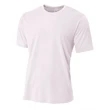 Men's Shorts Sleeve Spun Poly T-Shirt