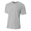 Men's Shorts Sleeve Spun Poly T-Shirt