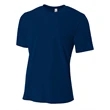 Men's Shorts Sleeve Spun Poly T-Shirt