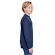 Youth Long Sleeve Cooling Performance Crew Shirt