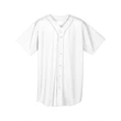 Youth Short Sleeve Full Button Baseball Jersey