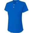 Girl's Tek 2-Button Henley Shirt
