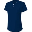 Girl's Tek 2-Button Henley Shirt