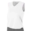 Ladies' Moisture Management V Neck Muscle Shirt