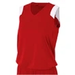 Ladies' Moisture Management V Neck Muscle Shirt