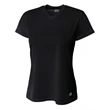 Ladies' Birds-Eye Mesh V-Neck T-Shirt