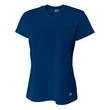 Ladies' Birds-Eye Mesh V-Neck T-Shirt