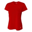 Ladies' Birds-Eye Mesh V-Neck T-Shirt