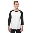 Unisex Premium Blend Ring-Spun 3/4 Sleeve Raglan T-Shirt