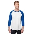 Unisex Premium Blend Ring-Spun 3/4 Sleeve Raglan T-Shirt