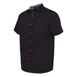 Burnside Peached Printed Poplin Short Sleeve Shirt