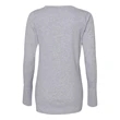 LAT Women's Fine Jersey Lace-Up Long Sleeve T-Shirt