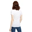 Ladies' 5.8 oz. Short-Sleeve Recover Yarn Crewneck