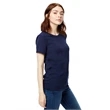 Ladies' 5.8 oz. Short-Sleeve Recover Yarn Crewneck