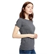 Ladies' 5.8 oz. Short-Sleeve Recover Yarn Crewneck