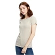 Ladies' 5.8 oz. Short-Sleeve Recover Yarn Crewneck