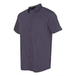Burnside Peached Printed Poplin Short Sleeve Shirt
