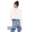 FWD Fashion Ladies' Cropped Long-Sleeve T-Shirt