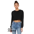 FWD Fashion Ladies' Cropped Long-Sleeve T-Shirt